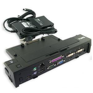 DS1 - DELL Latitude E5400 E5500 E6400 E6500 E-Port Plus Replicator Docking Station with dual DVI outputs for All Laptops